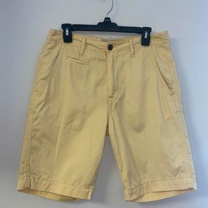 Arizona Jeans Men’s Shorts, Yellow 30W